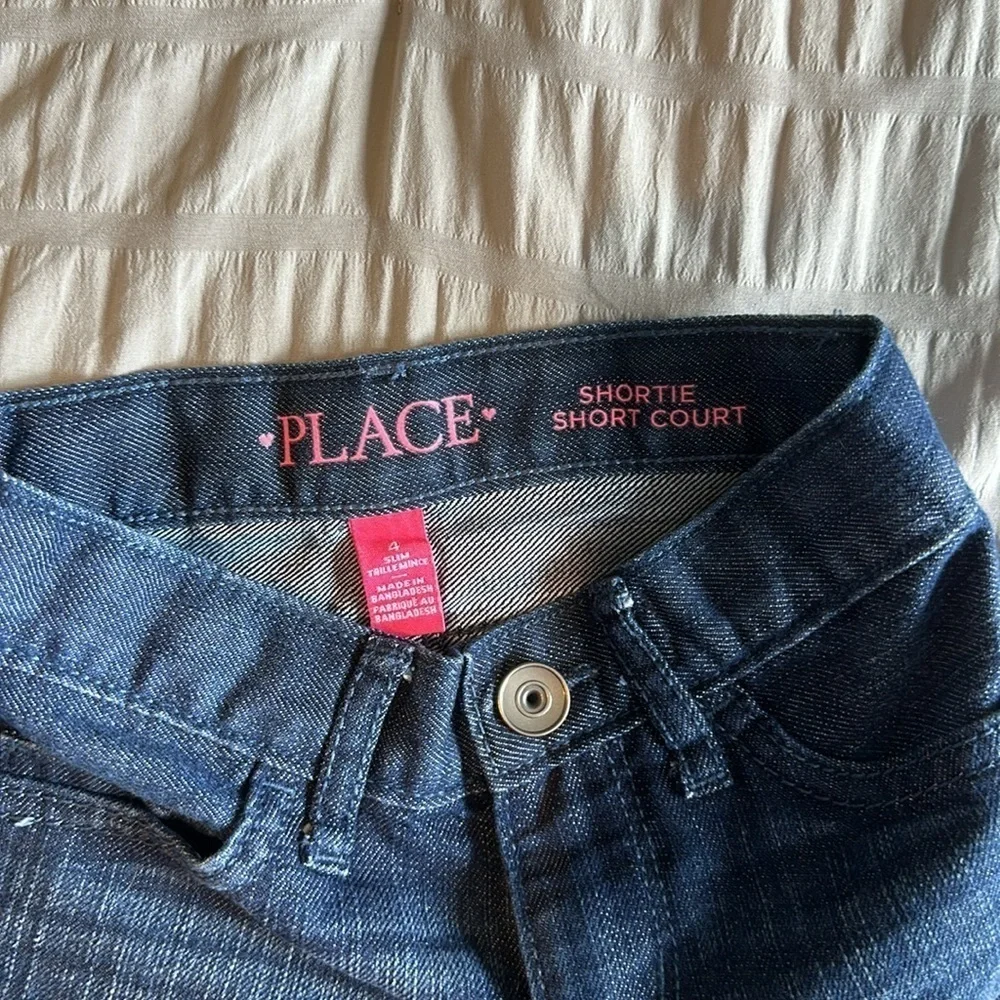 Children’s Place Shortie Short Court Jean Shorts Size 4